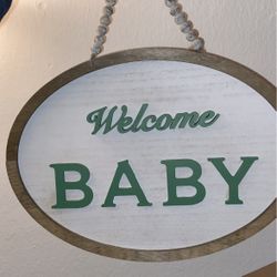 Welcome Baby Sign 