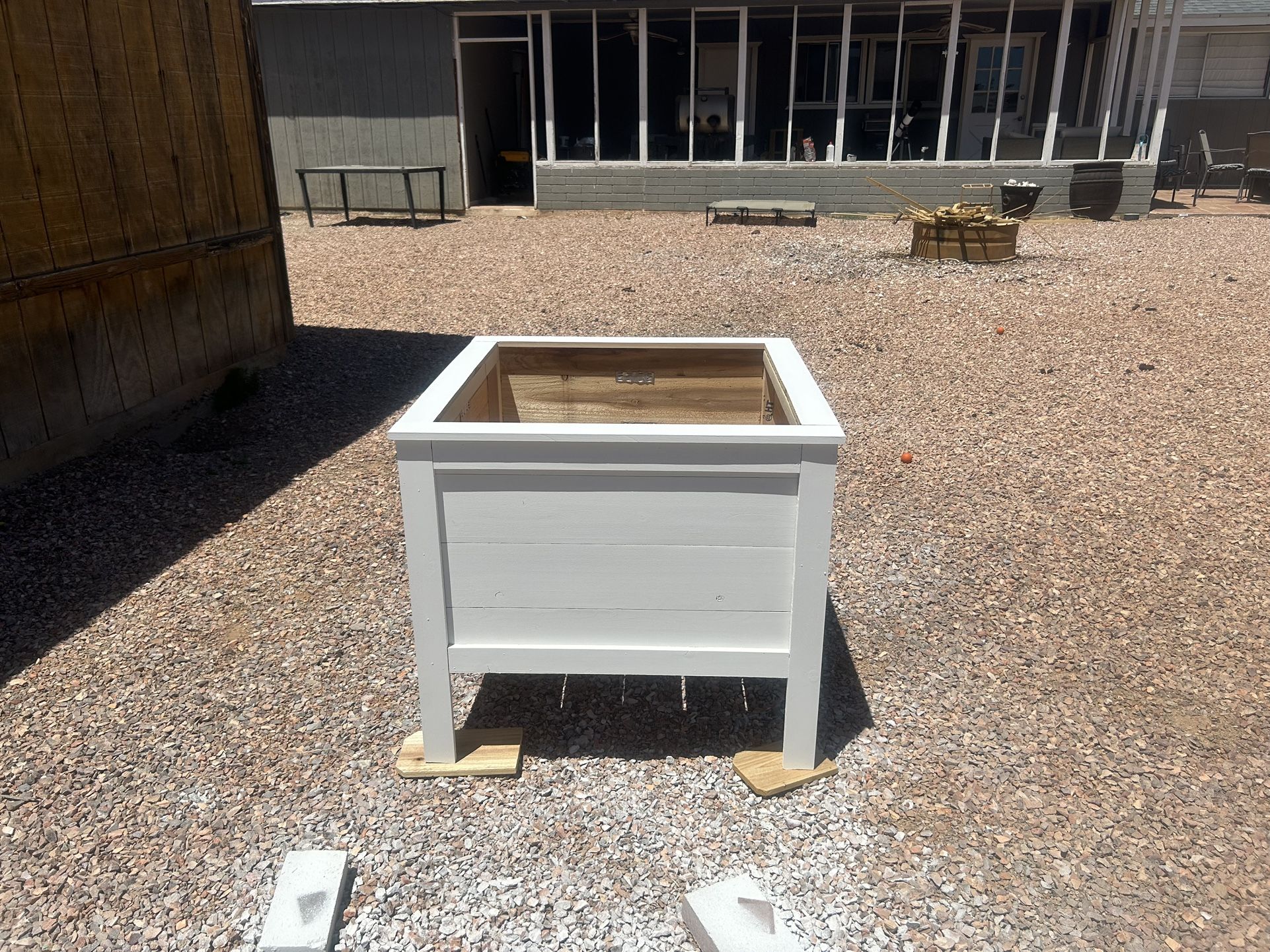 White Red Cedar Raised Planter Box. for Sale in Glendale, AZ - OfferUp