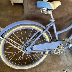 Blue Beach Cruiser Bike Cranbrook