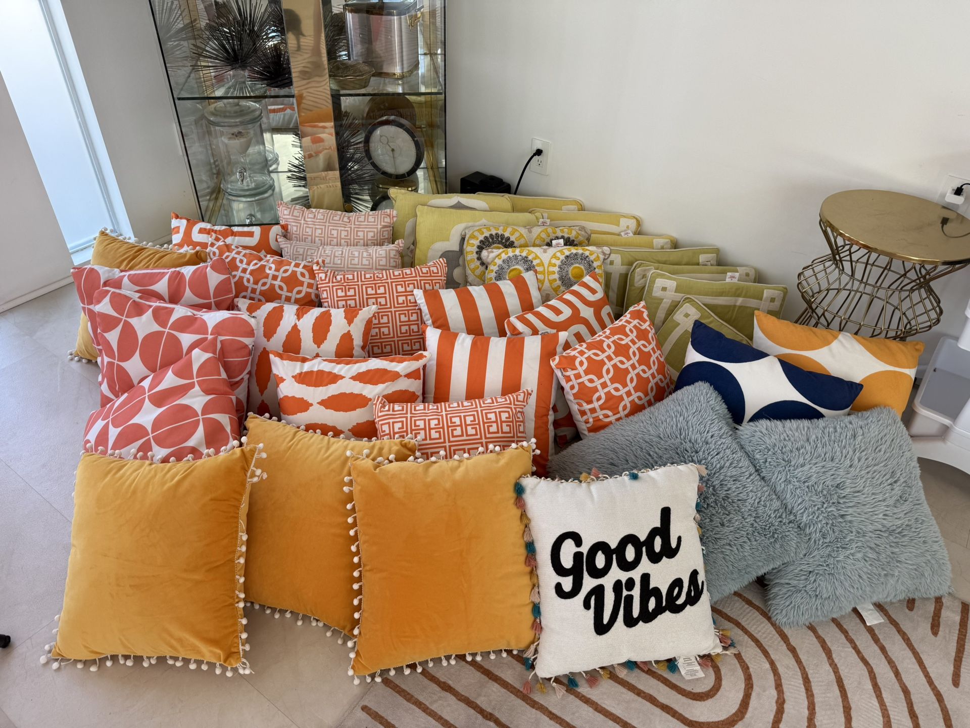 Mid century modern pillows!