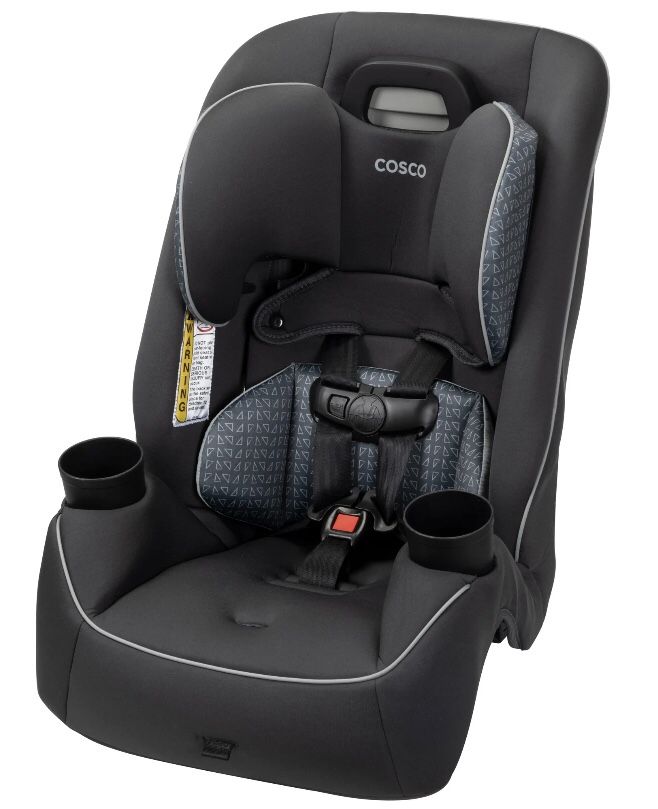 Car Seat NEW Infant to Toddler Cosco Kids Easy Elite Slim All-in-One Convertible Unisex Grey Glyphs