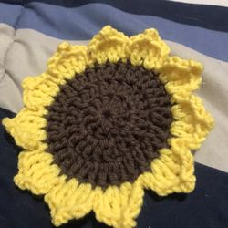 Handmade Sunflower Coasters