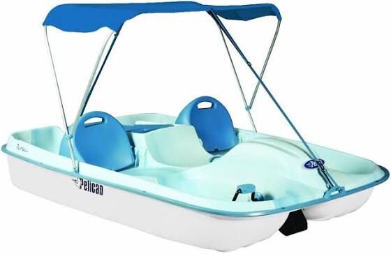 Pelican paddle boat XL and Bimini top in excellent shape