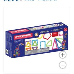 Like new MAGFORMERS 60-piece Building Set. SELLS at costco for $60 plus tax.