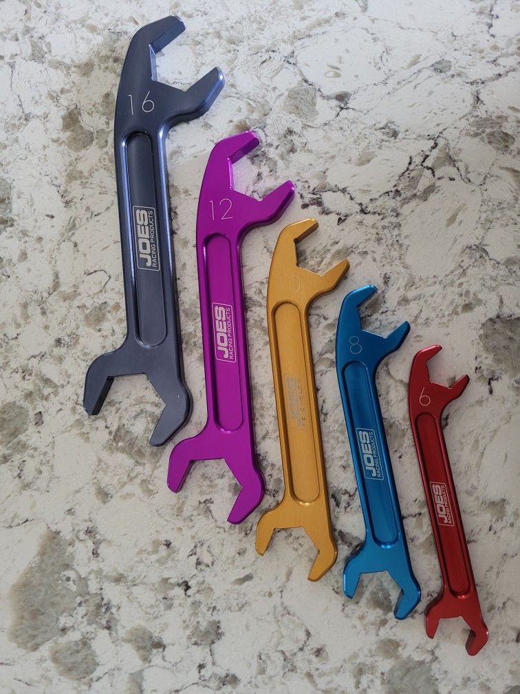 Anodized Aluminum AN Wrench Set (new)