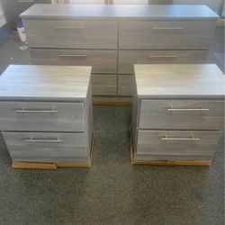 Dressers and 2 Nightstands ⚜️ Cómodas y 2 Mesitas de Noche 🚚(Immediate-Delivery)💨