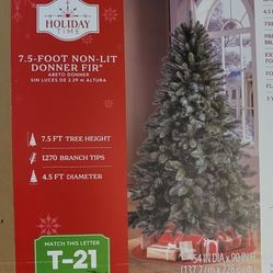 Non-lit Tree