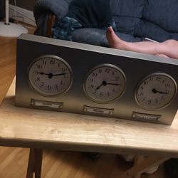 heavy metal time zone clock
