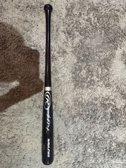 Logan O’hoppe signed bat