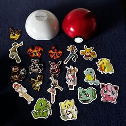 Pokeball With Stickers!!!