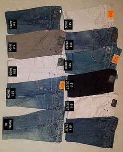 Levi's and Hollister Jeans