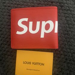 Louis Vuitton X Supreme Slender Wallet