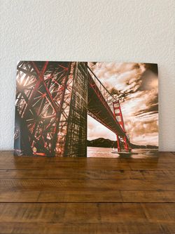 Golden Gate Bridge Metal Print Wall Art