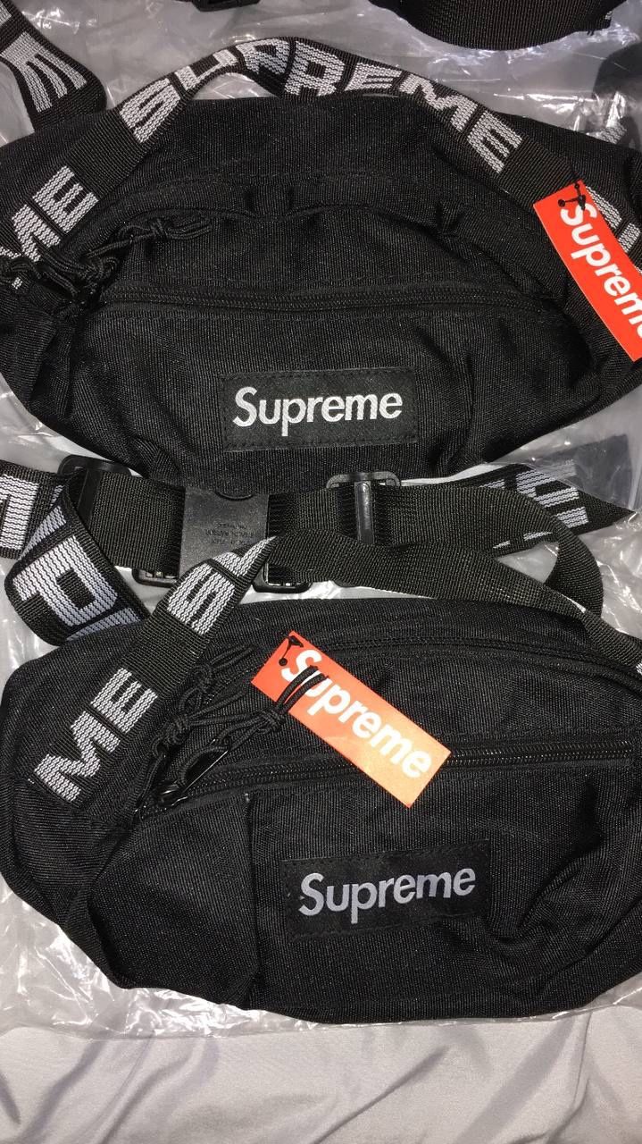Black Supreme Waist Bag