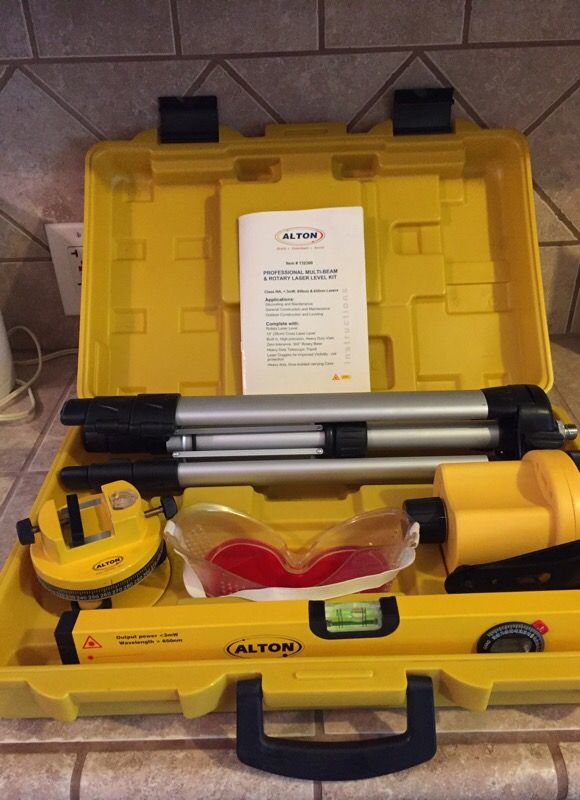 ALTON Professional Multi-Beam & Rotary Laser Level Kit