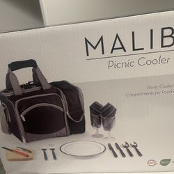 Malibu Picnic Cooler Tote New 