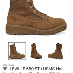 BELLEVILLE 550 Steel Toe Boots
