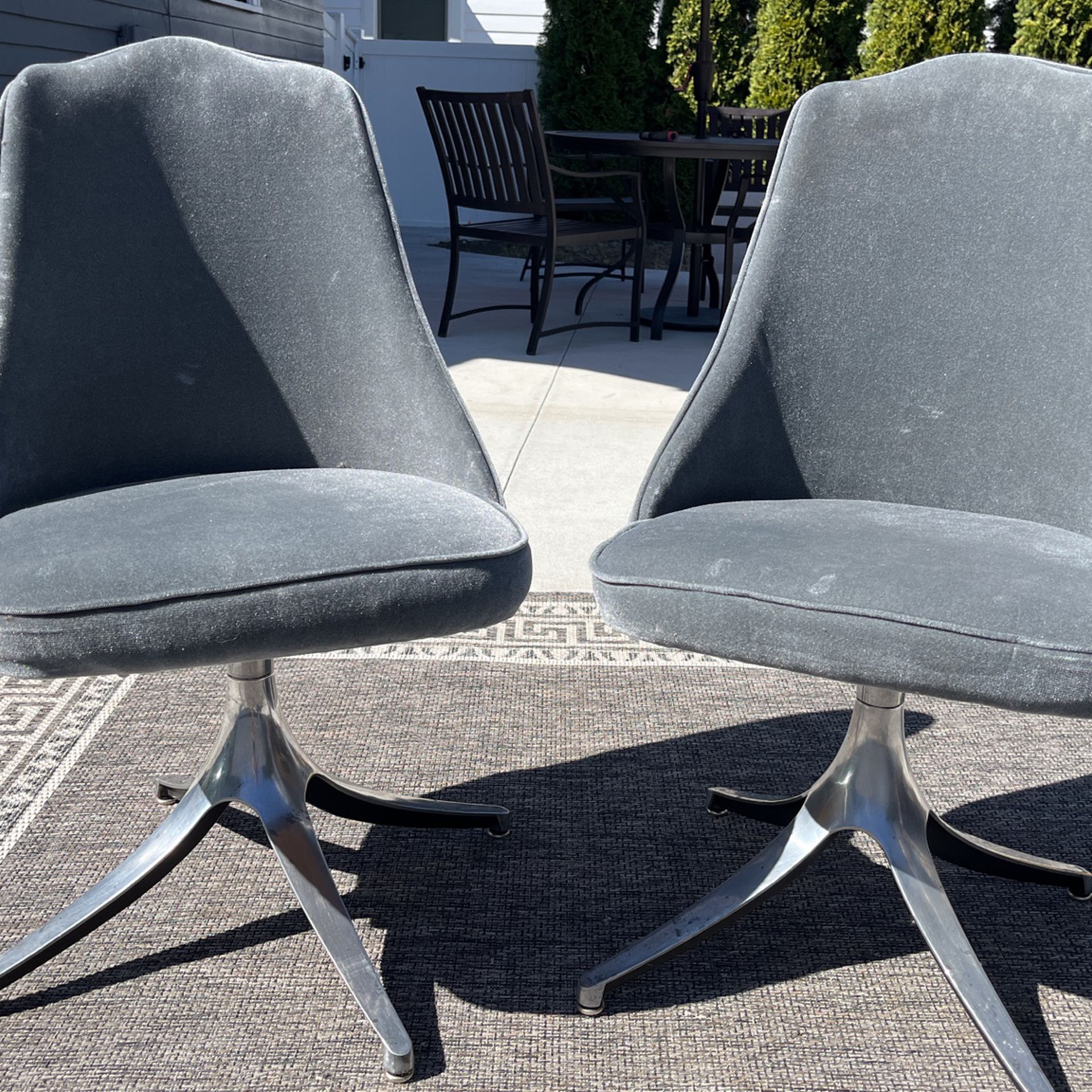Vintage Contemporary Chairs $75 For The Pair 