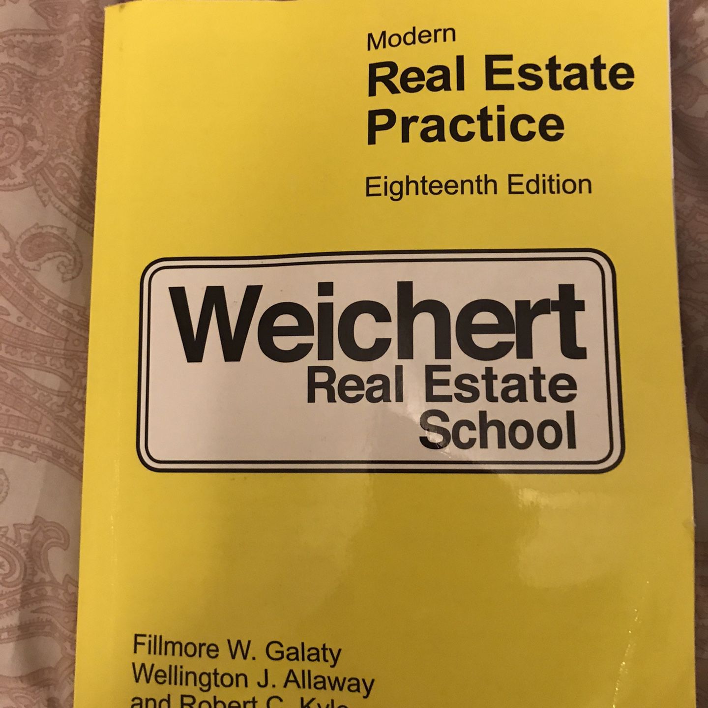 Weicher Real Estate School 18 The Edition