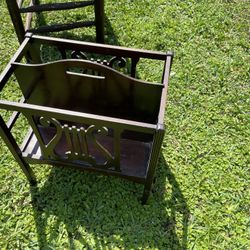 Antique Magazine Rack 