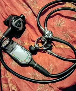 Dive regulator and oceanic pro Plus 2 computer