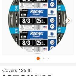 8/3 Stranded Romex SIMpull CU NM-B W/G Wire