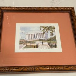 Lincoln Memorial Artist Proof Print