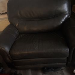 Leather Electric Recliner Set  Thumbnail