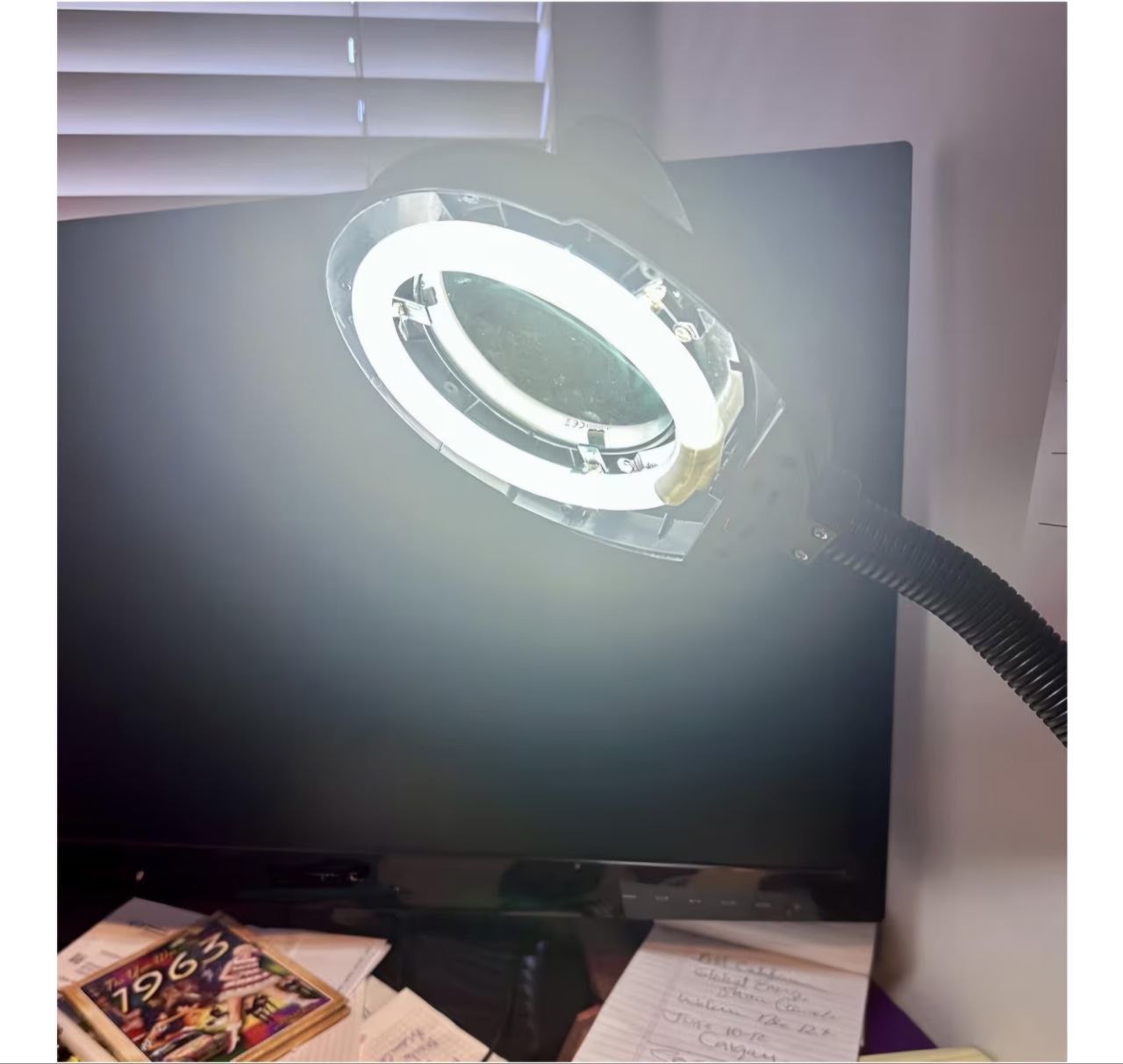 (2pack) 4.75’’ T4 Type 12W 6400K Circular Bulb Replacement for Magnifier Desk Light,Vanity Magnifying Makeup Mirror,Daylight 6400K Fluorescent Lamp