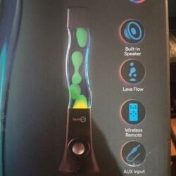 Tzumi Lava Lamp with Bluetooth Built-in Speaker 