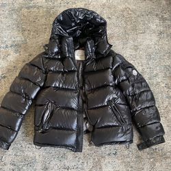 Moncler Maya Black Coat