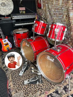 🔥 Double Bass PEARL Drum Set Awesome Drums!