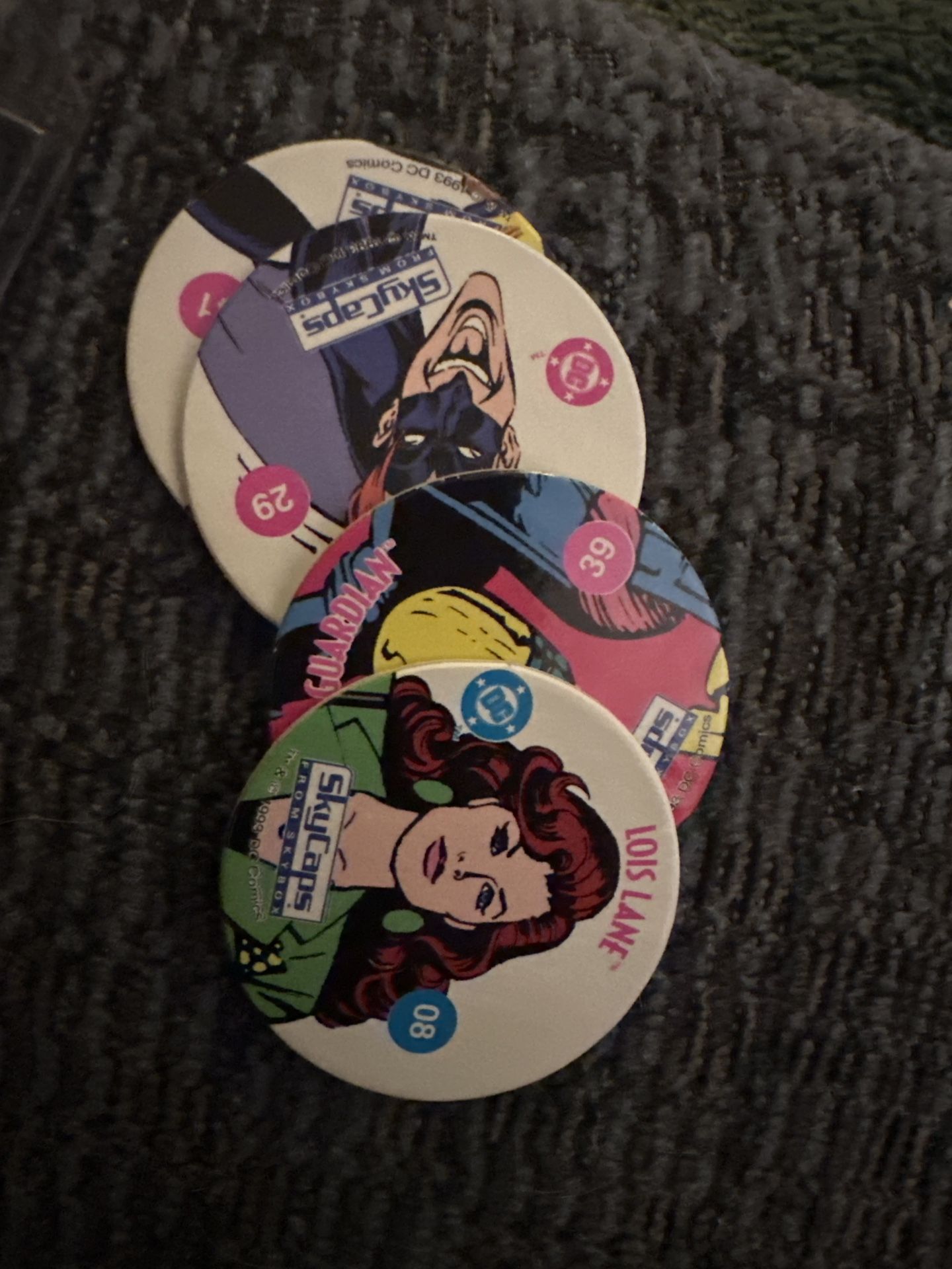 SkyCaps DC Comics Pogs
