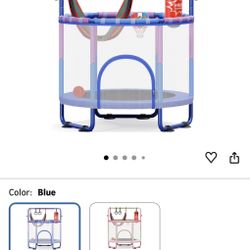 Trampoline for Kids with Enclosure