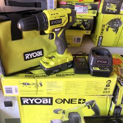 Ryobi 18v 1/2” 2 Speed Drill Set