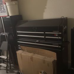 Husky Tool Chest 61” And Cabinet