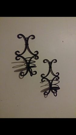 Iron Candle Holders