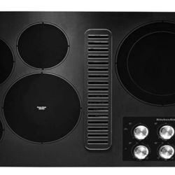 Kitchenaid 36 Electric Downdraft Cooktop with 5 Elements