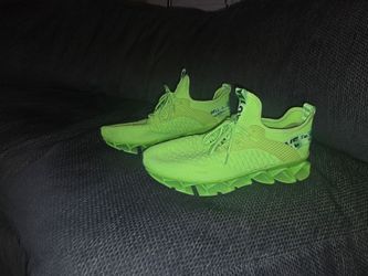 Neon Green Athletic Sneakers