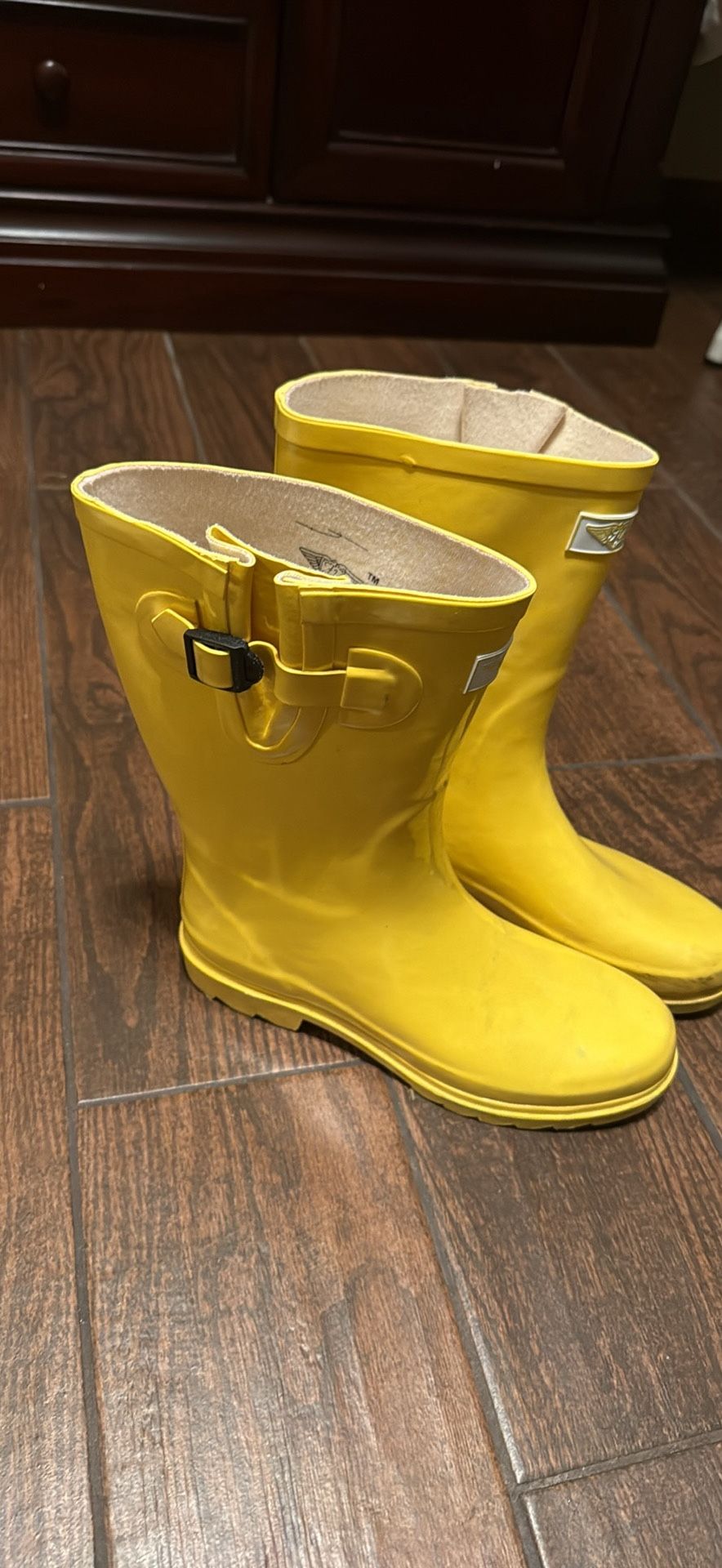 Yellow Rain boots