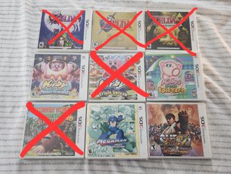 Zelda Kirby Nintendo 3DS Games 