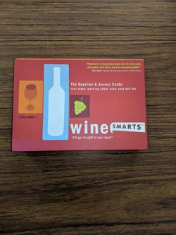 Wine smarts. The question and answer game