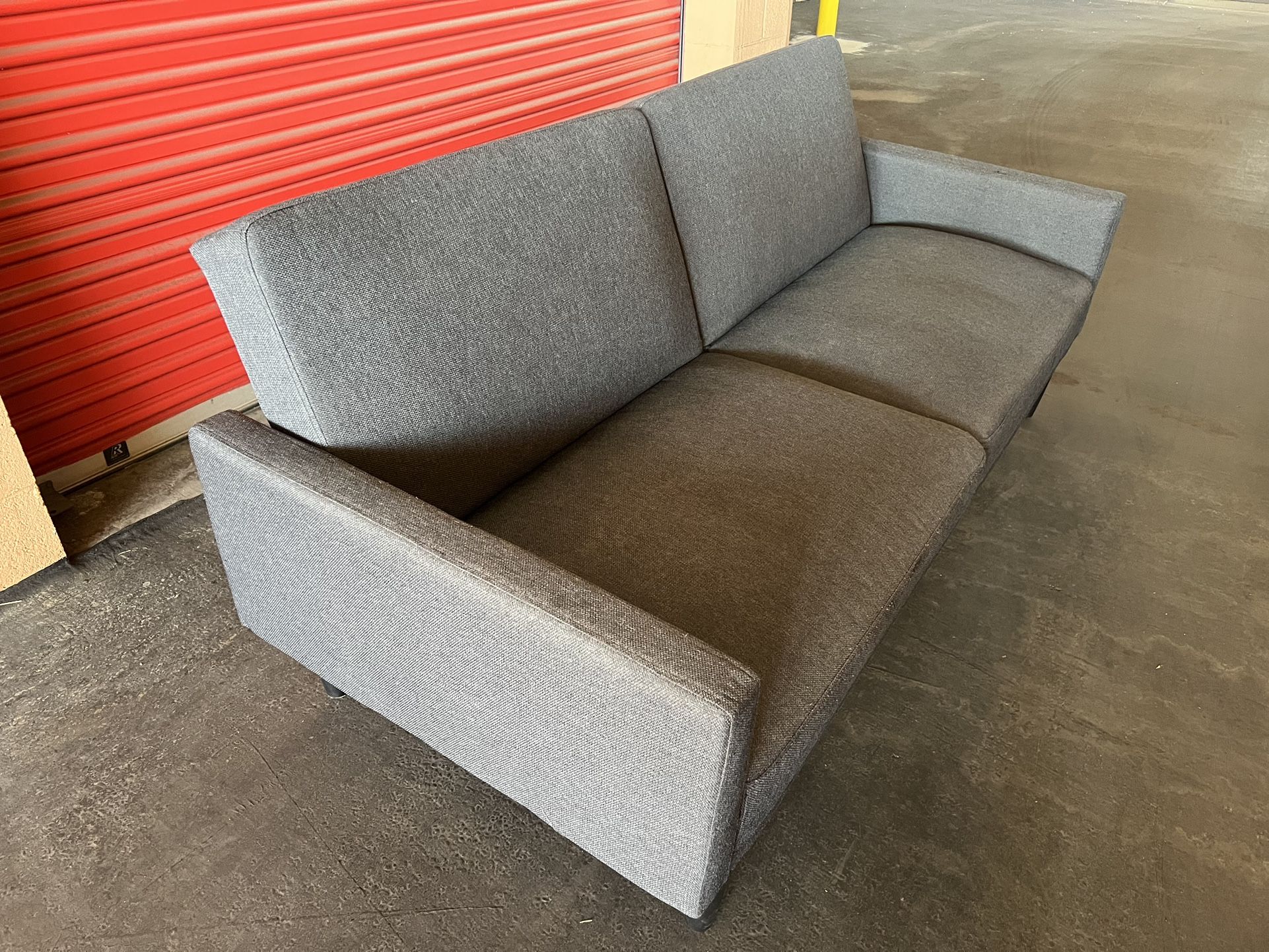 Target Room Essential Futon Sofa Bed With Arms Gray Color (Delivery