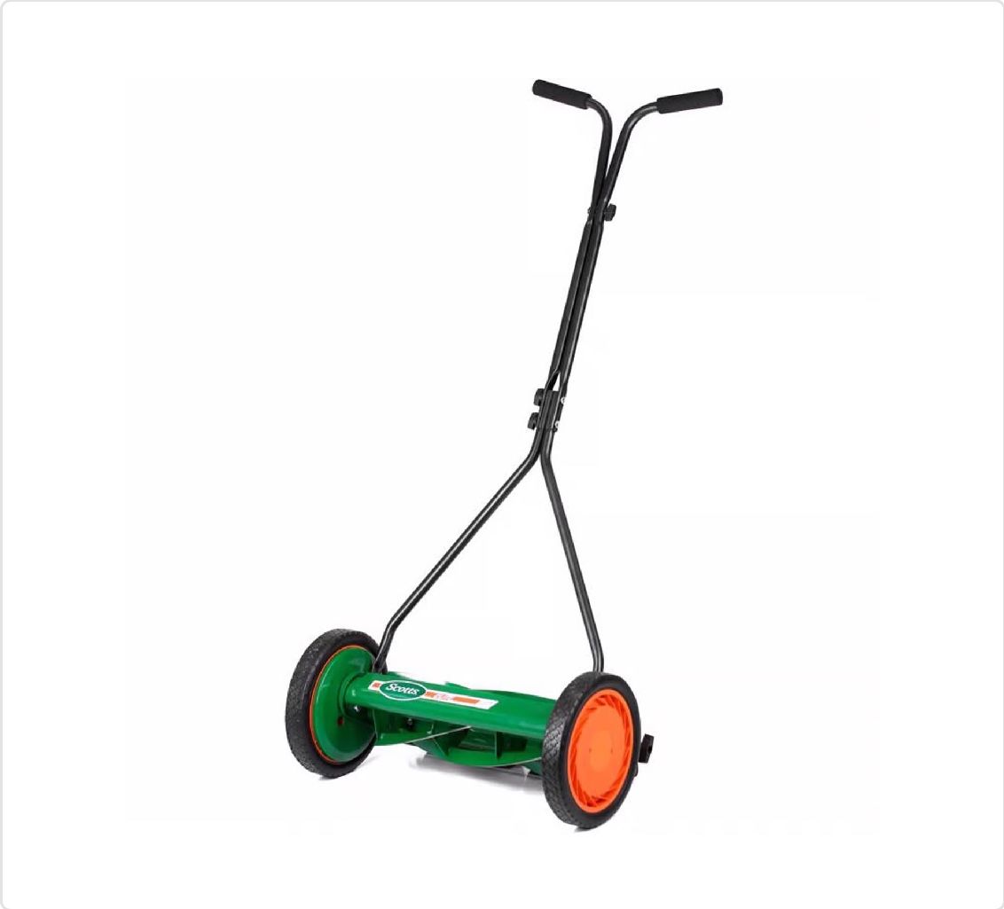 Scotts 415-16S 16" Elite Reel Push Mower, Rust Resistant New Contents Verified.