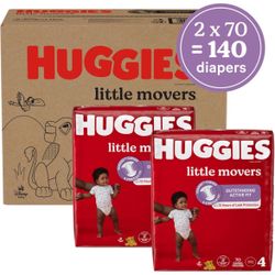 Unopened Huggies Size 4 (140 Diapers)