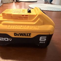 Dewalt 20v 6AH Battery Brand New
