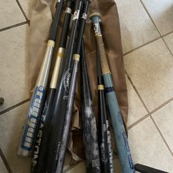 7 Baseball/softball Bats  Each $10-20