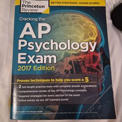Princeton Review
Cracking the AP Psychology Exam, 2017 Edition: Proven Techniques to Help You Score a 5 (College Test Preparation)