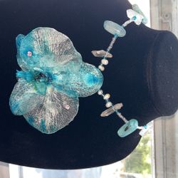 orchid necklace