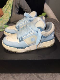 Amiri alabasta blue sneakers
